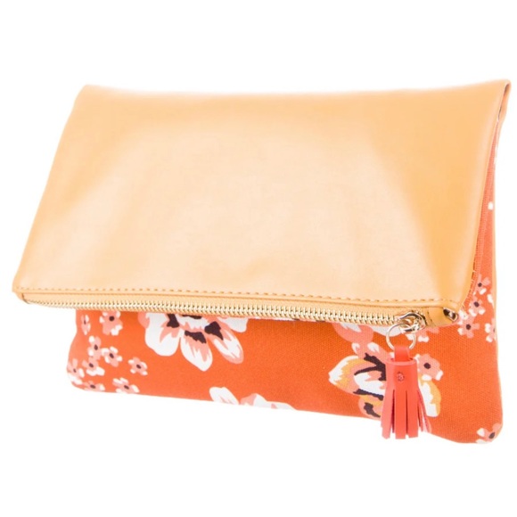 Rachel Pally Handbags - NEW Rachel Pally Fold Over Leather Clutch